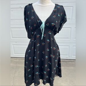 Women 's free people floral mini dress M